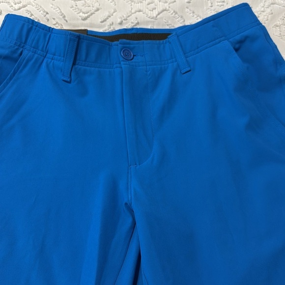 Under Armour Drive Taper Golf Men’s Flat Front Blue Shorts Size 30 9 inch inseam - Picture 5 of 10